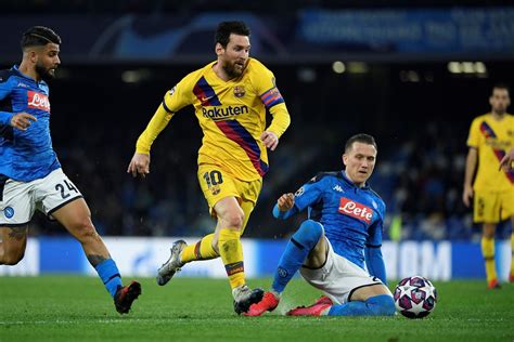 napoli vs barcelona 2020